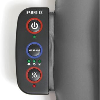 Homedics Šiatsu masāžas krēsls SBM-180H-EU, 10 programmas, sildīšana, maiņstrāva, akumulators, pelēks (SBM-180H-EU)