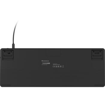 Genesis клавиатура Thor 430 TKL NKG-2345, проводная, USB-A, USB-C, механическая, линейная, RGB, US, черная, 87 клавиш (NKG-2345)