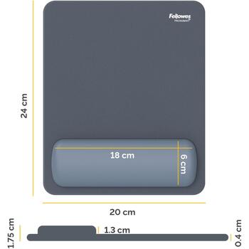 MOUSE PAD WRIST REST/MARINE 100142557 FELLOWES (100142557)