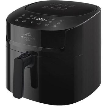 Eta karstā gaisa fritēze ETA316890000, 1800 W, 7.2 L, karstā gaisa tehnoloģija, melna, 8 programmas (ETA316890000)