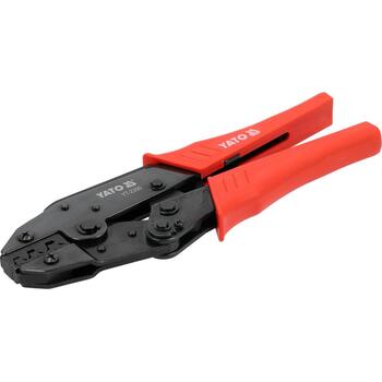 Yato Knaibles YT-2300, 220mm, 0.5-6mm2, 20-10 AWG, oglekļa tērauds, melnināta virsma, PP rokturi, sprūdrata mehānisms (YT-2300)