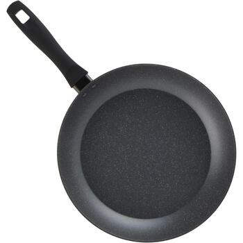 Russell Hobbs Сковорода RH028001EU7, 28см, Черная, Алюминий, Непригораемое, Подходит для Электрических, Газовых, Галогенных (RH028001EU7)