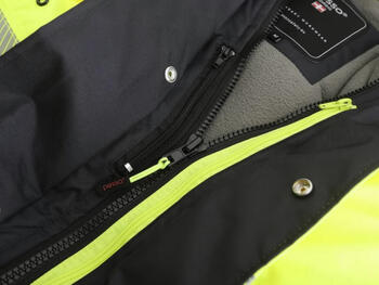 Pesso Hi-vis зимняя куртка Montreal SMONTREALHVG4L, 4XL, 8000mm, 5cm светоотражающие ленты, 100% полиэстер (SMONTREALHVG4L)