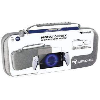 Subsonic Защитный комплект для PS5 Portal SA5635, Серый, EVA, ручка, 1 закаленное стекло защитное стекло, комплект для чистки (SA5635)