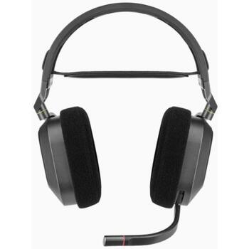 Corsair spēļu austiņas HS80 RGB CA-9011235-EU, 50 mm, 32 Ohm, 20-40000 Hz, 2.4 GHz, 20 h, Dolby Atmos, RGB, mikrofons (CA-9011235-EU)