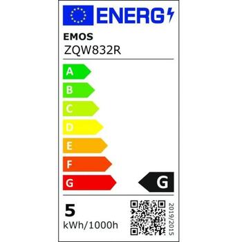 Emos LED лампа GoSmart MR16 ZQW832R, 4,8 Вт, 400 лм, RGB, Wi-Fi, диммируемая, 220-240 В, 50/60 Гц, 20 000 ч, GU10 (ZQW832R)