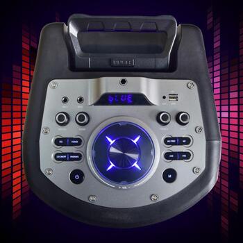 Manta Караоке колонка SPK0803B140, 140W, Bluetooth, FM радио, AUX, USB, MicroSD, 4ч воспроизведения (SPK0803B140)
