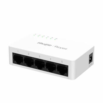 Ruijie Reyee RG-ES05F | 5-портовый 10/100 Mbps Неуправляемый Коммутатор — Белый Корпус (RG-ES05F)