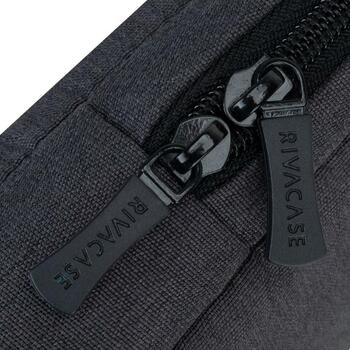 Rivacase Чехол 7707BLACK, 43.9см, 270г, 1, Молния, 1 внутренний карман, черный, защита от пыли, влаги, царапин (7707BLACK)
