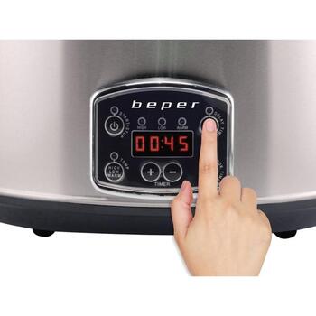Beper Lēnvāres katls BC.510, 280 W, 4.5 l, 3 iestatījumi, stikla vāks, nerūsējošais tērauds (BC.510)