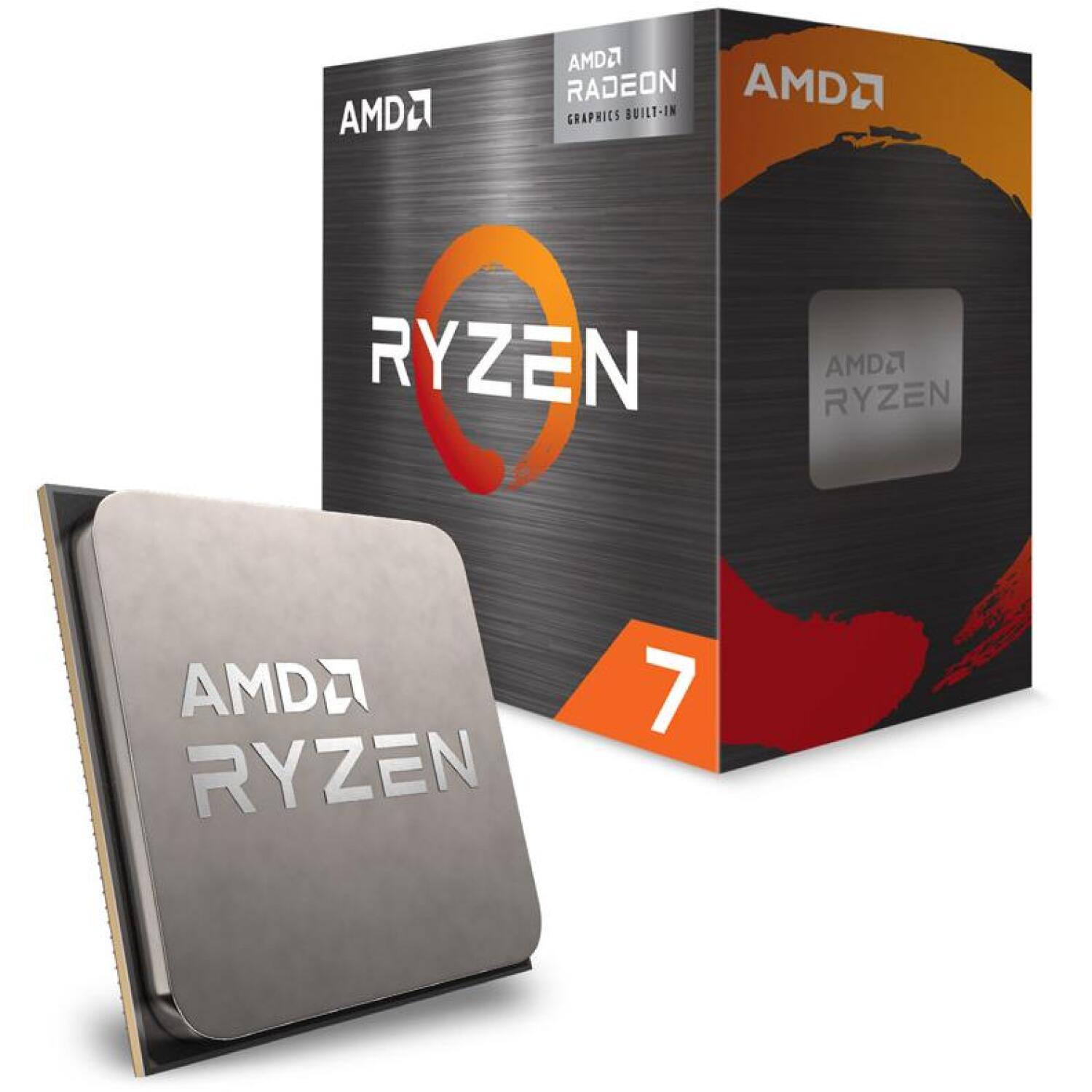 Amd Ryzen 7 5700G процессор 100-100000263BOX, 3.8 GHz, 8 ядер, 16 потоков, 16 MB L3, AM4, 65 W TDP (100-100000263BOX)