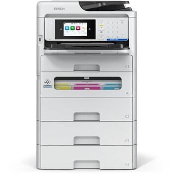 Epson WorkForce Pro EM-C800RDWF C11CK19401, 4-в-1, A4, 25 стр/мин, 1200 x 2400 dpi, Wi-Fi, ADF, автоматическая двусторонняя печать (C11CK19401)