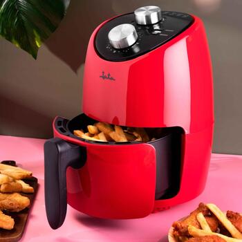 Jata Gaisa fritieris JEFR1222, 1000 W, 2L, 30 min, 80-200°C, automātiskā izslēgšanās, nelīpošais grozs (JEFR1222)