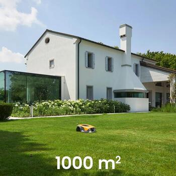 STIGA A 10V robotizēts zāles pļāvējs GPS RTK AI kamera bez vadiem līdz 1000m² 18cm 25.2V 2.5Ah 2850rpm 7 naglas 2R7111028/ST1 (2R7111028/ST1)