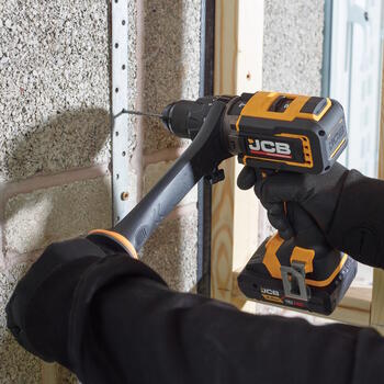 JCB JCB-18PCD-160-5 Professional 18V бесщеточная дрель-шуруповерт для тяжелого сверления и закручивания 160Нм 2x5.0Ач аккумуляторы зарядное устройство 4.5А (JCB-18PCD-160-5)