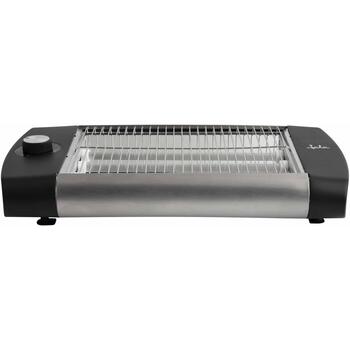 Jata JETT1588 tosteris, 600W, 230V, 12 līmeņi, 1 restīte, taimeris 5min, nerūsējošais tērauds, noņemama drupaču paplāte (JETT1588)