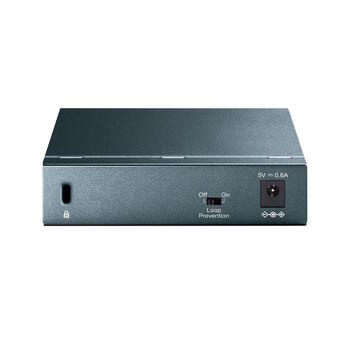 TP-LINK TL-SG105 настольный коммутатор, 5x10/100/1000Mbps, 15KB, 2K, 7.4Mpps, 2.3W, без вентилятора (TL-SG105)