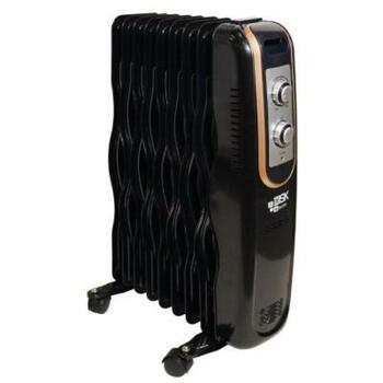 Besk eļļas radiators 9148068, 2000W, 9 sekcijas, 220V, 50Hz, 3 ātrumi, melna krāsa (9148068)