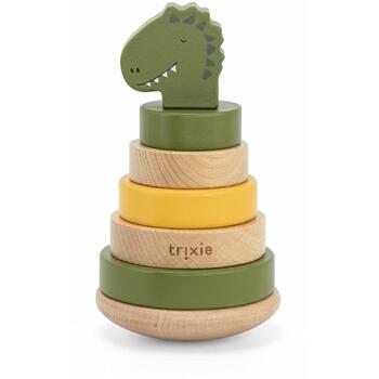 Trixie деревянная пирамида динозавр 36-518, 12m+, 10x10x17,5см, FSC® бук (36-518)