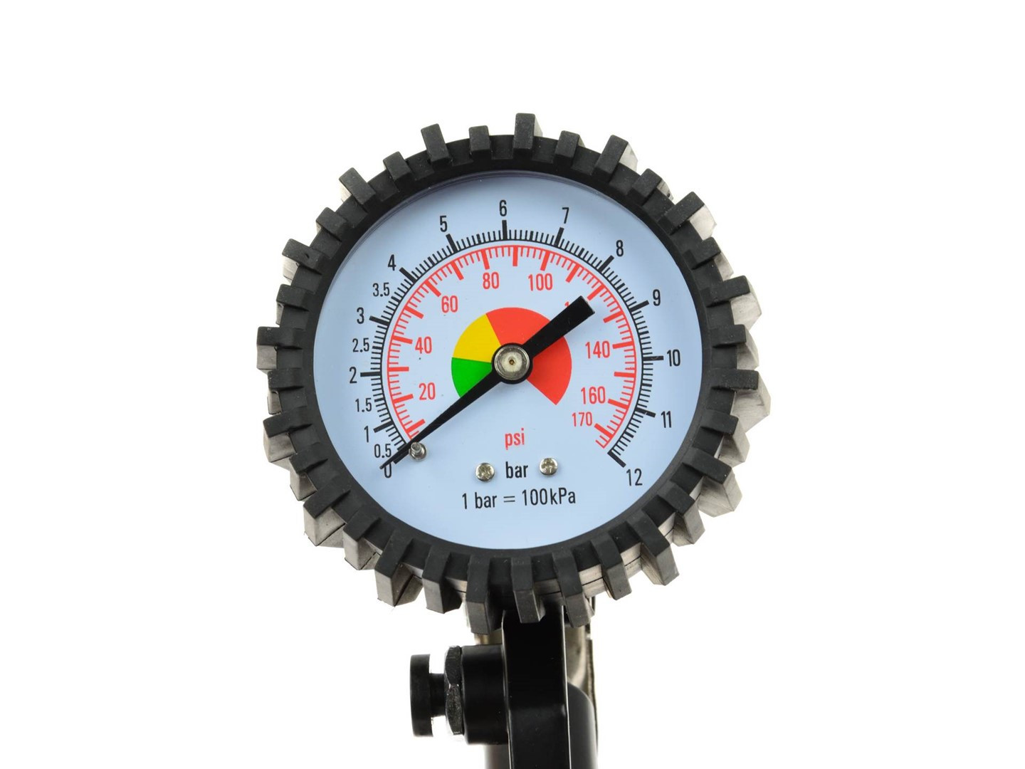 Geko riepu piepūšanas pistole ar manometru TG-13 G01111, 0-12 bar, 0-170 psi, 150 psi, 12x370 mm šļūtene, 1/4