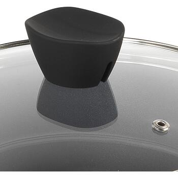Russell Hobbs Перламутровая кастрюля RH01712EU, 20см, алюминий, матовый серый, 10см, с крышкой, можно мыть в посудомоечной машине (RH01712EU)