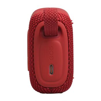 JBL Go 5 JBLGO5RED, портативная Bluetooth колонка, 4,8 Вт RMS, 45 мм, IP68, 8 ч, USB-C, красный (JBLGO5RED)