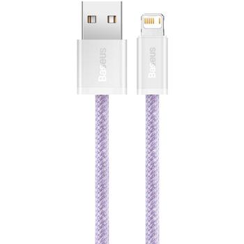 Baseus Динамический кабель USB на Lightning, CALD000505, 2м, 2.4A, 480Mbps, ABS, высокоплотное плетение (CALD000505)