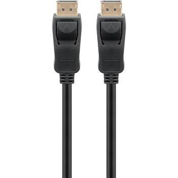 Goobay Кабель DisplayPort-DisplayPort 64799, 3 м, черный, 8K 60 Гц, 32.4 Гбит/с, позолоченный (64799)
