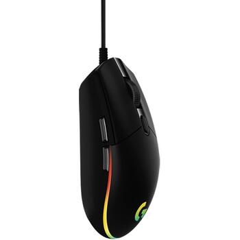 Logitech G203 USB оптическая мышь 910-005796, 8000 DPI, 6 кнопок, RGB подсветка, 2.1m кабель (910-005796)
