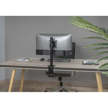 Gembird LCD monitors stiprinājuma roka MA-D1-02, maksimālā slodze 9 kg, minimālais ekrāna izmērs 43.2 cm (MA-D1-02)