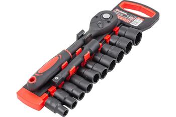 Forcekraft FK-012-5K, набор головок 12 шт, 1/2