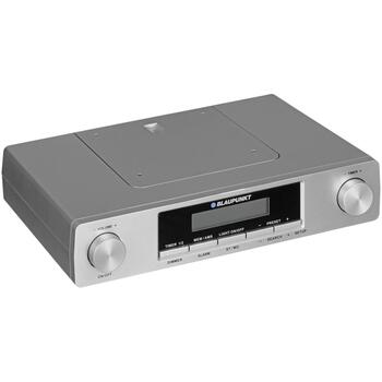 Blaupunkt Кухонное радио KR12SL, 2x0.8W, 20 станций, LCD, будильник, FM, таймер, серебристый цвет. (KR12SL)