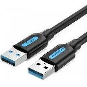 Vention кабель USB 3.0 Мужчина к Мужчине 0.5м черный CONBD, скорость передачи данных 5 Гбит/с (CONBD)