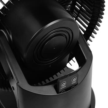 Eurom Vento 3D Comfort настольный вентилятор для охлаждения помещений 50W 3D осцилляция 8 скоростей пульт управления чёрный (384918)