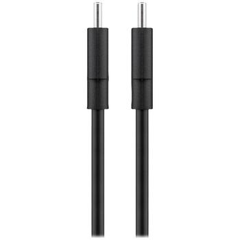 Goobay USB-C uzlādes un sinhronizācijas kabelis, 66318, 1 m, 3 A, melns, 24 pin USB-C - vīriešu (66318)