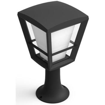 Philips Hue уличный пьедестальный фонарь WCA Econic 8718696170595, 15Вт, 1140лм, 2000-6500K, IP44, LED, Bluetooth, Zigbee, черный (8718696170595)