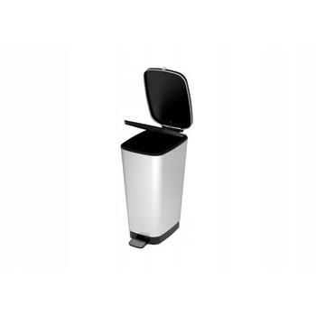 Kis Педальный мусорный бак Chic Bin L 23807191788, 45L, 12.5kg, пластик, бесконтактное открытие, резиновое уплотнение (23807191788)