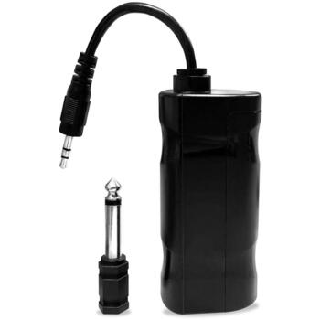 Media-Tech Беспроводной микрофон MT398, 20м, 2.4GHz, 3.5mm, 6.3mm, AA батареи, USB-C зарядка, ЖК-дисплей (MT398)