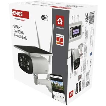 Emos IP камера МОДЕЛЬ H4056, 110°, IP44, 8800 мАч, 3,5 Вт солнечная панель, настенное крепление, ночное видение (H4056)