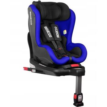 Sparco Детское автокресло SK500I-BL, 14,5кг, 45x65x70/105см, 57x33x31см, 5-точечный ремень, водоотталкивающая ткань (SK500I-BL)