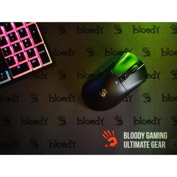 A4Tech Игровая мышь A4Tech Bloody R73 A4TMYS47734, 300 мАч, 8 кнопок, 26000 CPI, 1000 Гц, беспроводная, USB-C (A4TMYS47734)