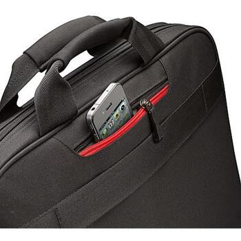 Case Logic сумка для ноутбука DLC115 BLACK, 15.6 дюйма, полиэстер, портфель курьера, плечевой ремень, отделение для планшета (DLC115 BLACK)