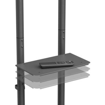 Sbox Напольное мобильное крепление FS-401-2, 37-70'', 45кг, 100x100-600x400, черный, регулировка уровня (FS-401-2)