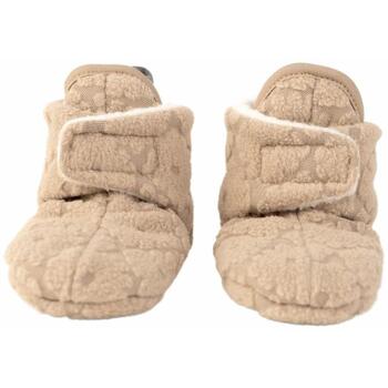 Lodger Slipper Folklore Fleece тапочки SL 630_6-12, 6-12M, 100% полиэстер, липучка Velcro, нескользящая подошва, песочный цвет (SL 630_6-12)