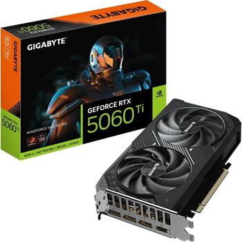 Gigabyte Videokarte GV-N506TWF2MAX OC-8GD, 8 GB, GDDR7, 128 b, PCI-E 5.0, 2587 MHz, 3 x DP, 1 x HDMI, DLSS 4, G-Sync (GV-N506TWF2MAX OC-8GD)