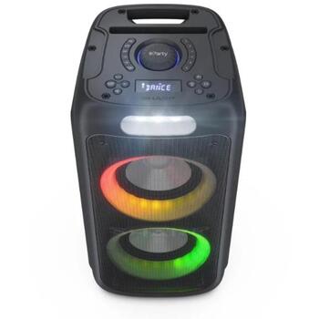 Sharp PS-949 Партийная колонка, 132 Вт, Водонепроницаемая, Bluetooth, Портативная, Черная (PS-949)