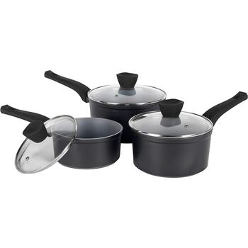 Russell Hobbs кастрюльный набор RH01706EU, 16см, 18см, 20см, алюминий, матовый серый (RH01706EU)