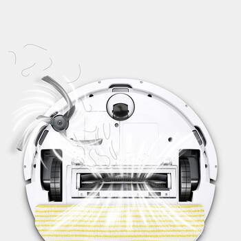 Karcher RCV 3 1.269-110.0 Робот-пылесос 2.4 л Li-Ion 130 мин LiDAR Сухая и влажная уборка Белый (1.269-110.0)