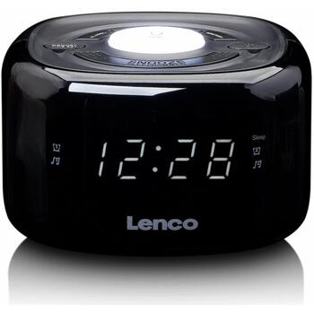 Lenco CR-12BK радиобудильник, LED 0.6
