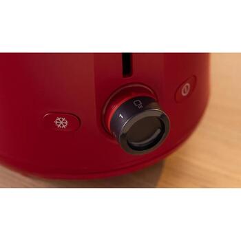 Bosch Tosteris MyMoment TAT2M124, 950 W, 2, sarkana, plastmasa, atkausēšanas funkcija, automātiskā izslēgšanās (TAT2M124)